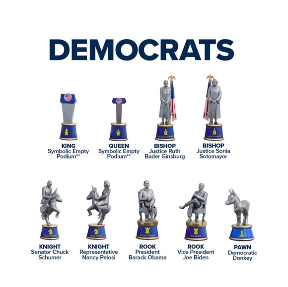 *LIMITED EDITION* Battle For The White House Chess Set - Picture 5 of 6